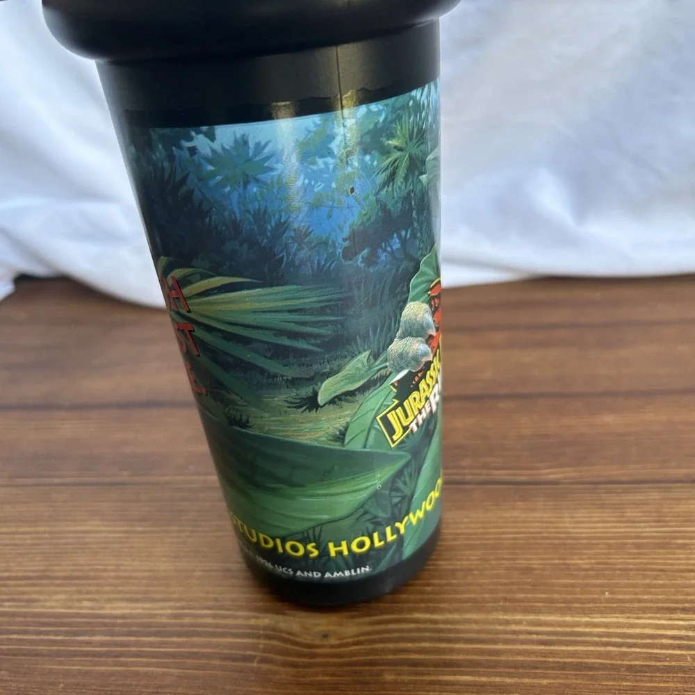 1996 Jurassic Park‎ T-Rex Souvenir Cup Straw Universal Studios Hollywood
